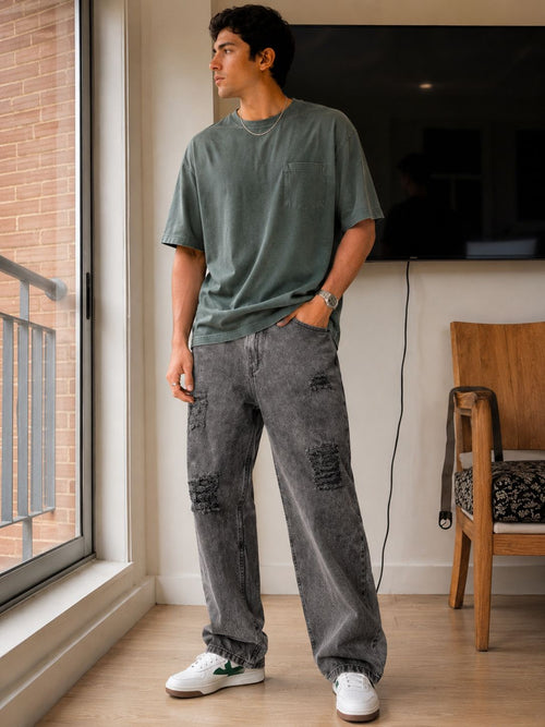 Gray helmet for bikers