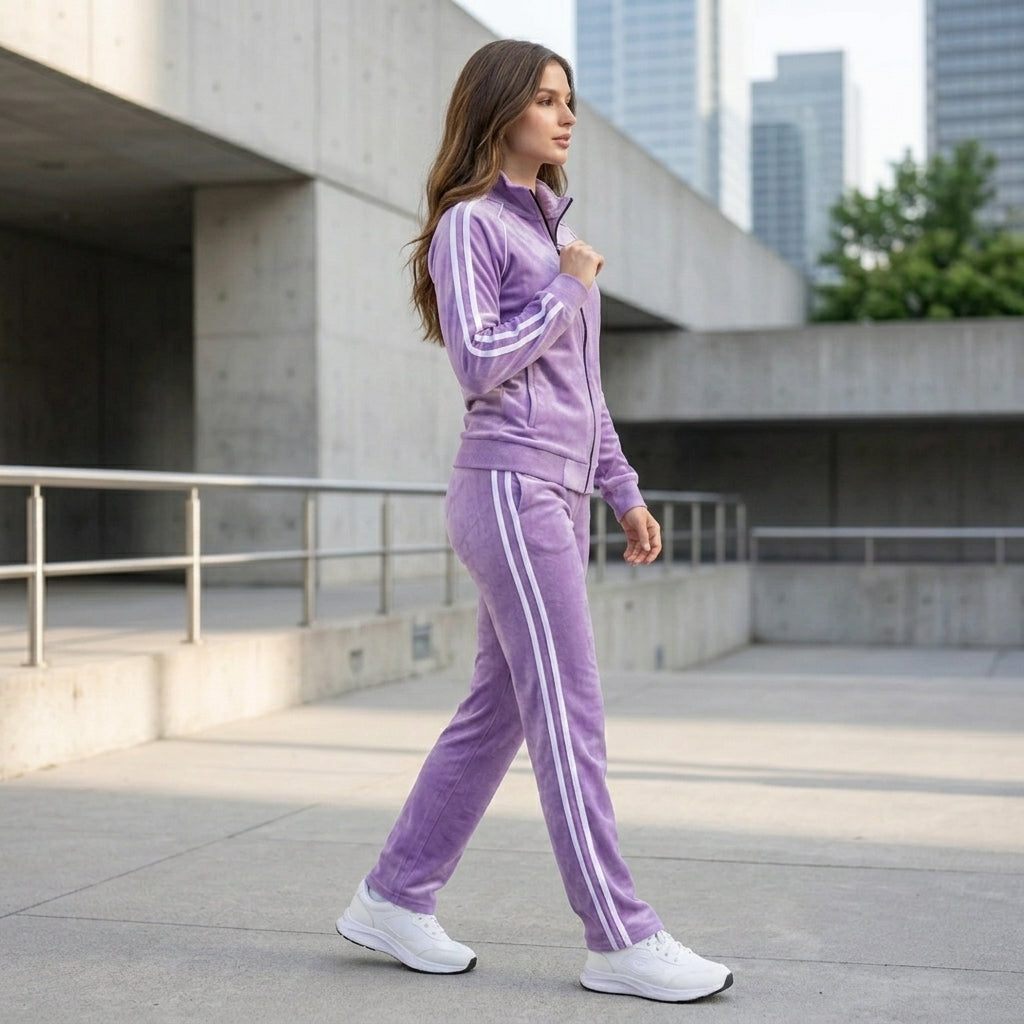 Conjunto Deportivo Mujer — Lila Jaspe