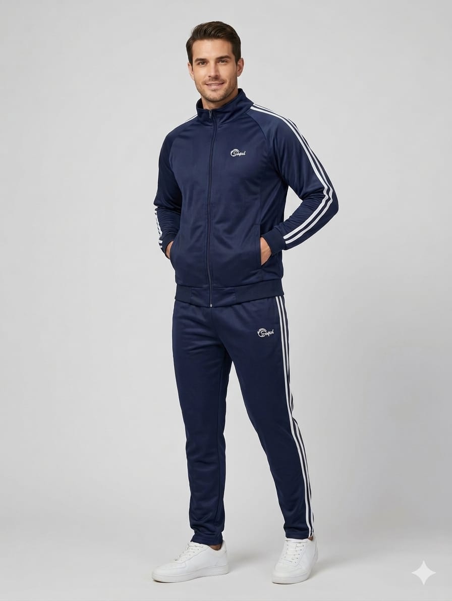 Conjunto Deportivo Hombre — Azul Oscuro Mate