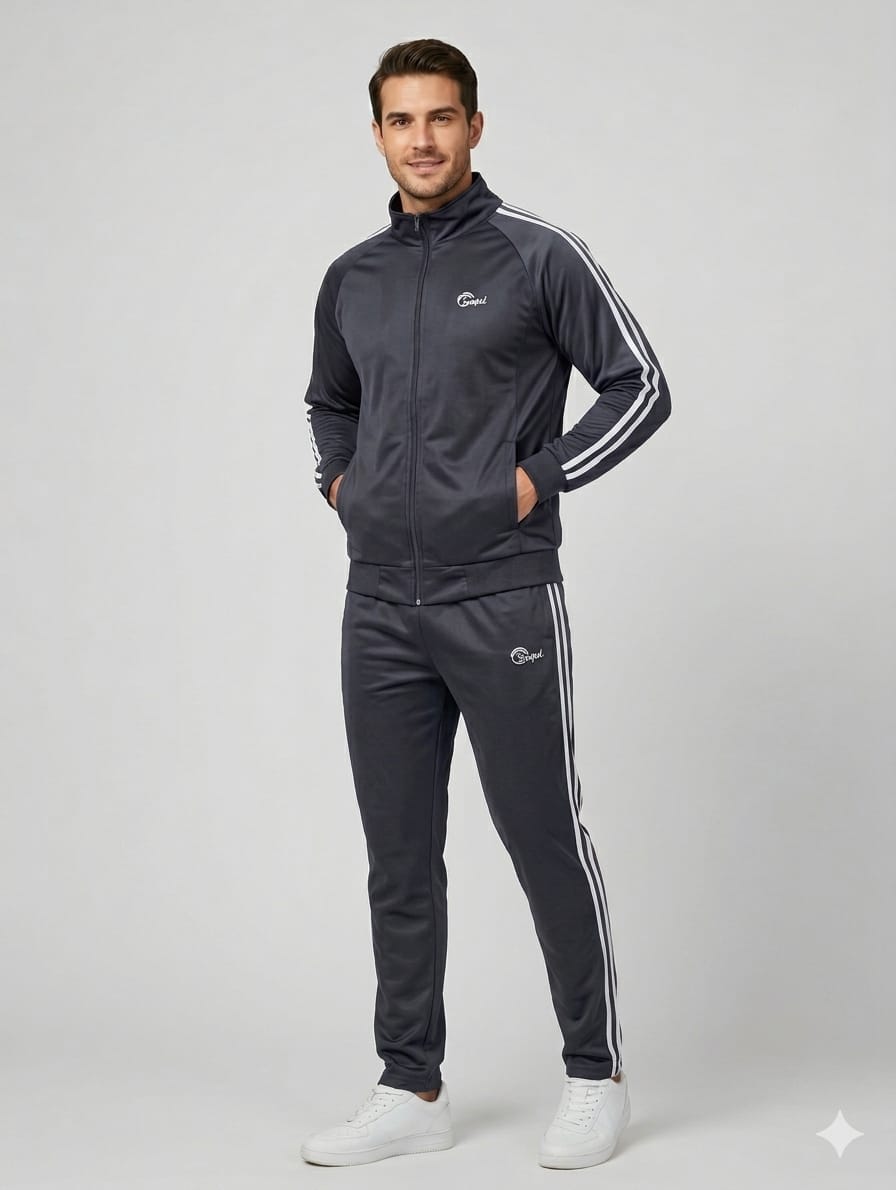 Conjunto Deportivo Hombre — Gris Ratón Mate