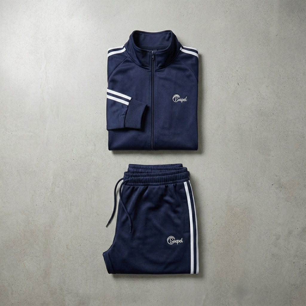 Conjunto Deportivo Hombre — Azul Oscuro Mate