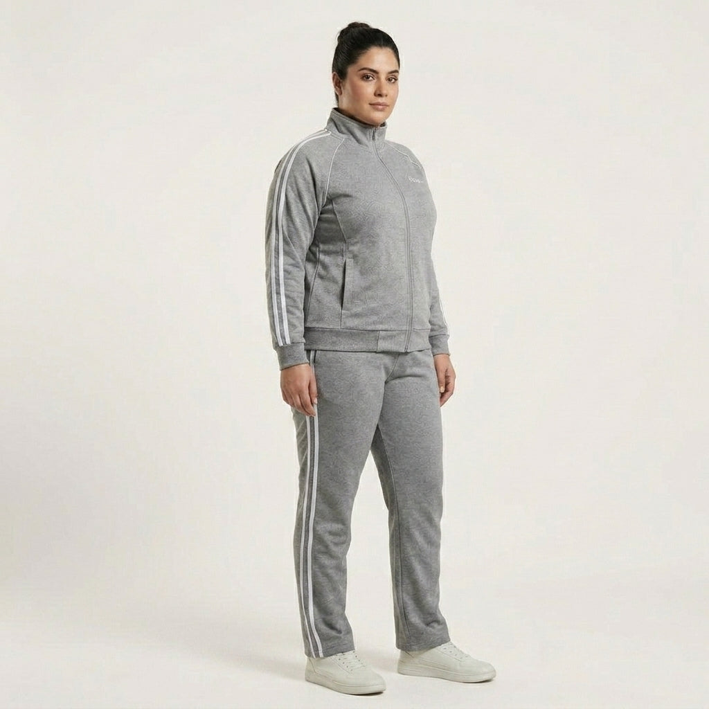 Conjunto Deportivo Mujer —Gris Perla Jaspe