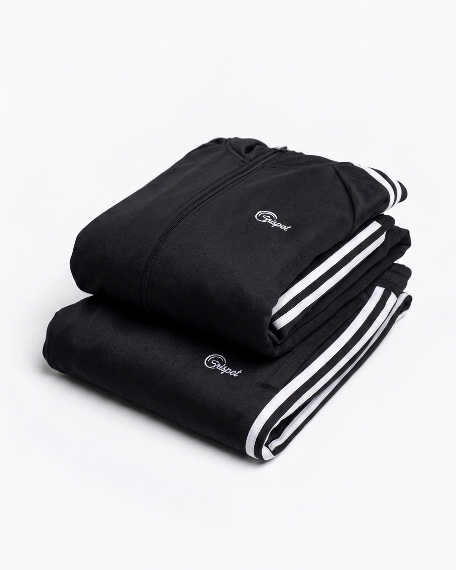 Conjunto Deportivo Hombre — Negro Mate