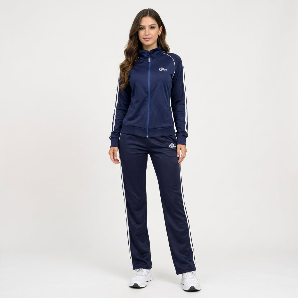 Conjunto Deportivo Mujer — Azul Oscuro Mate